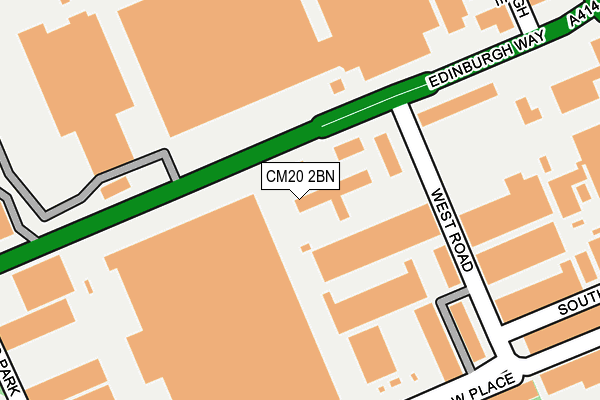 CM20 2BN map - OS OpenMap – Local (Ordnance Survey) CM20 2BN map - OS OpenMap – Local (Ordnance Survey)