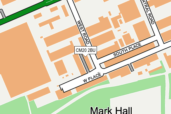 CM20 2BU map - OS OpenMap – Local (Ordnance Survey) CM20 2BU map - OS OpenMap – Local (Ordnance Survey)