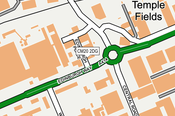 CM20 2DG map - OS OpenMap – Local (Ordnance Survey) CM20 2DG map - OS OpenMap – Local (Ordnance Survey)