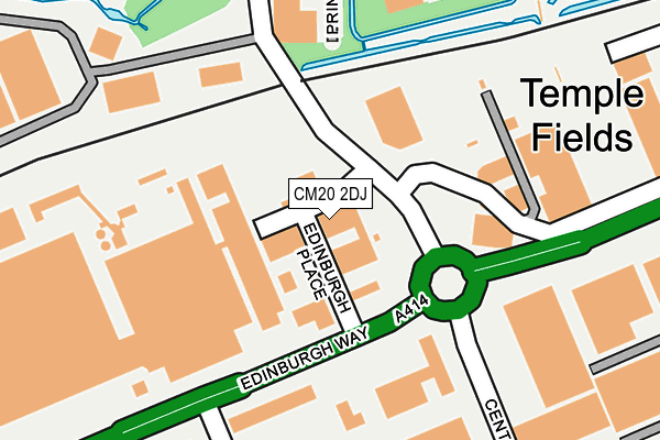 CM20 2DJ map - OS OpenMap – Local (Ordnance Survey) CM20 2DJ map - OS OpenMap – Local (Ordnance Survey)