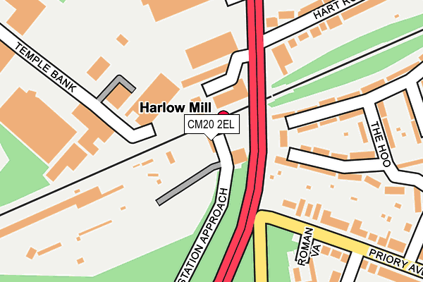 CM20 2EL map - OS OpenMap – Local (Ordnance Survey) CM20 2EL map - OS OpenMap – Local (Ordnance Survey)