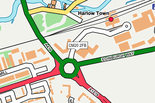 CM20 2FB map - OS OpenMap – Local (Ordnance Survey) CM20 2FB map - OS OpenMap – Local (Ordnance Survey)