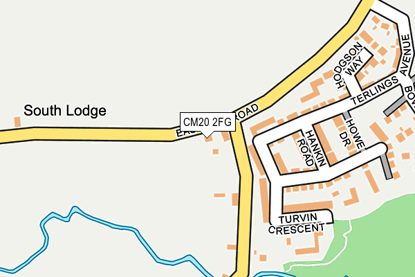 CM20 2FG map - OS OpenMap – Local (Ordnance Survey) CM20 2FG map - OS OpenMap – Local (Ordnance Survey)