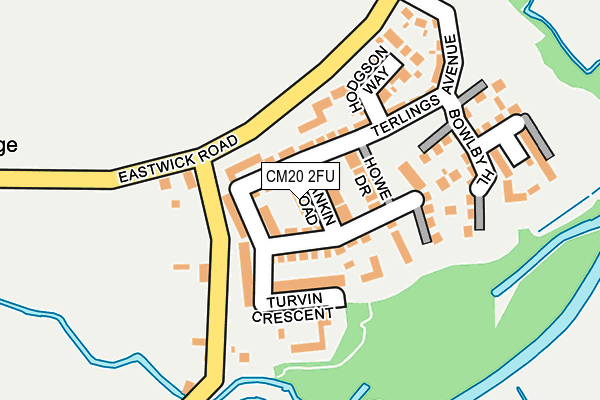 CM20 2FU map - OS OpenMap – Local (Ordnance Survey) CM20 2FU map - OS OpenMap – Local (Ordnance Survey)