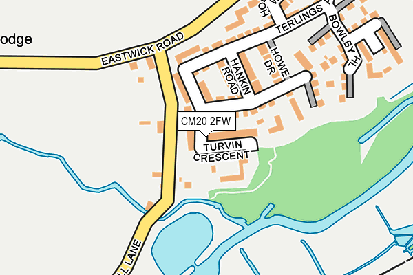 CM20 2FW map - OS OpenMap – Local (Ordnance Survey) CM20 2FW map - OS OpenMap – Local (Ordnance Survey)