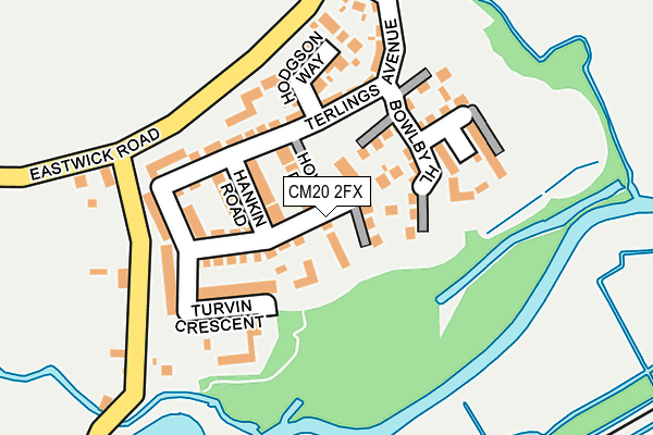 CM20 2FX map - OS OpenMap – Local (Ordnance Survey) CM20 2FX map - OS OpenMap – Local (Ordnance Survey)