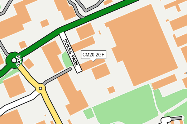 CM20 2GF map - OS OpenMap – Local (Ordnance Survey) CM20 2GF map - OS OpenMap – Local (Ordnance Survey)