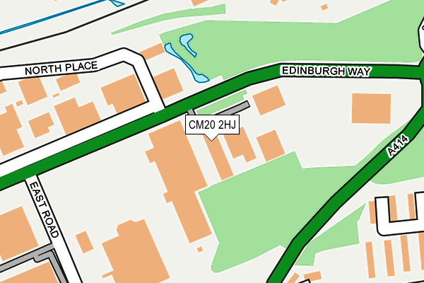 CM20 2HJ map - OS OpenMap – Local (Ordnance Survey) CM20 2HJ map - OS OpenMap – Local (Ordnance Survey)