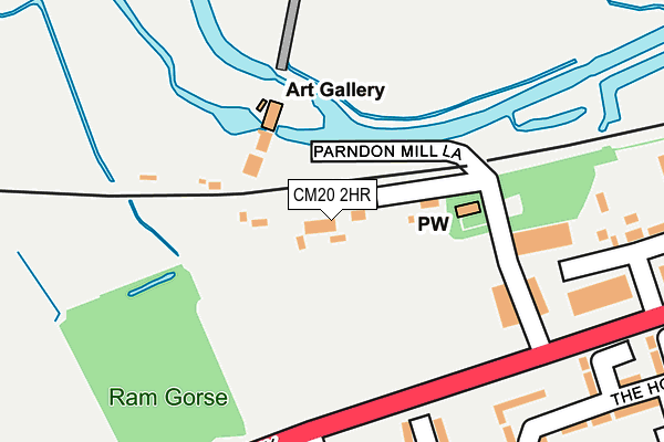 CM20 2HR map - OS OpenMap – Local (Ordnance Survey) CM20 2HR map - OS OpenMap – Local (Ordnance Survey)