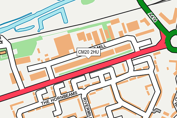 CM20 2HU map - OS OpenMap – Local (Ordnance Survey) CM20 2HU map - OS OpenMap – Local (Ordnance Survey)