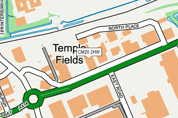 CM20 2HW map - OS OpenMap – Local (Ordnance Survey) CM20 2HW map - OS OpenMap – Local (Ordnance Survey)