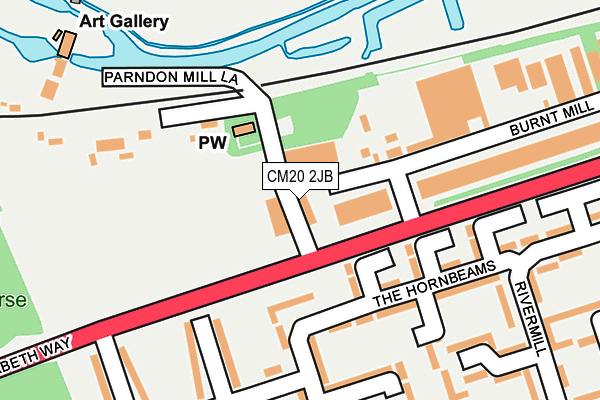 CM20 2JB map - OS OpenMap – Local (Ordnance Survey) CM20 2JB map - OS OpenMap – Local (Ordnance Survey)