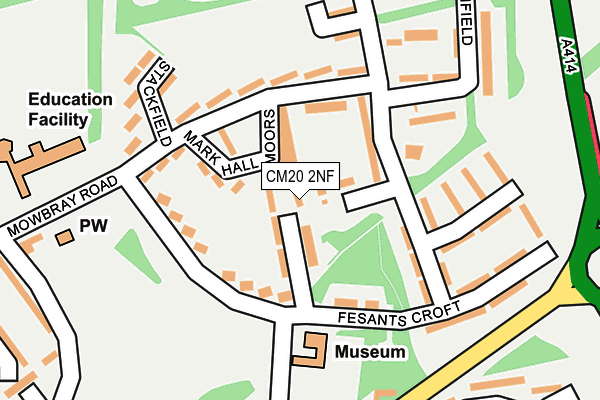 CM20 2NF map - OS OpenMap – Local (Ordnance Survey) CM20 2NF map - OS OpenMap – Local (Ordnance Survey)