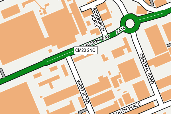 CM20 2NQ map - OS OpenMap – Local (Ordnance Survey) CM20 2NQ map - OS OpenMap – Local (Ordnance Survey)