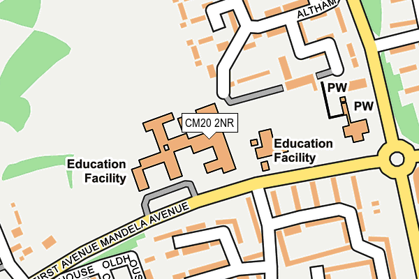CM20 2NR map - OS OpenMap – Local (Ordnance Survey) CM20 2NR map - OS OpenMap – Local (Ordnance Survey)