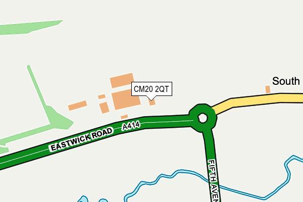 CM20 2QT map - OS OpenMap – Local (Ordnance Survey) CM20 2QT map - OS OpenMap – Local (Ordnance Survey)