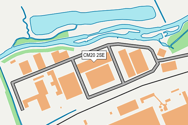 CM20 2SE map - OS OpenMap – Local (Ordnance Survey) CM20 2SE map - OS OpenMap – Local (Ordnance Survey)