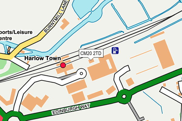 CM20 2TD map - OS OpenMap – Local (Ordnance Survey) CM20 2TD map - OS OpenMap – Local (Ordnance Survey)
