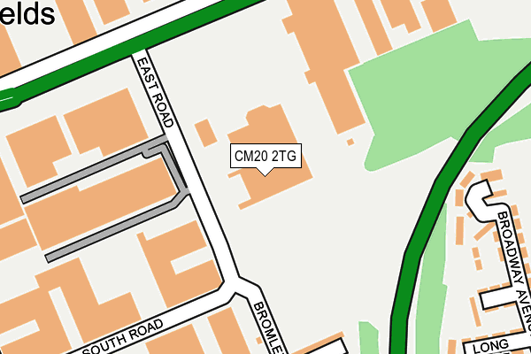 CM20 2TG map - OS OpenMap – Local (Ordnance Survey) CM20 2TG map - OS OpenMap – Local (Ordnance Survey)