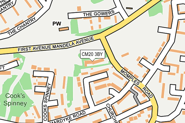CM20 3BY map - OS OpenMap – Local (Ordnance Survey) CM20 3BY map - OS OpenMap – Local (Ordnance Survey)