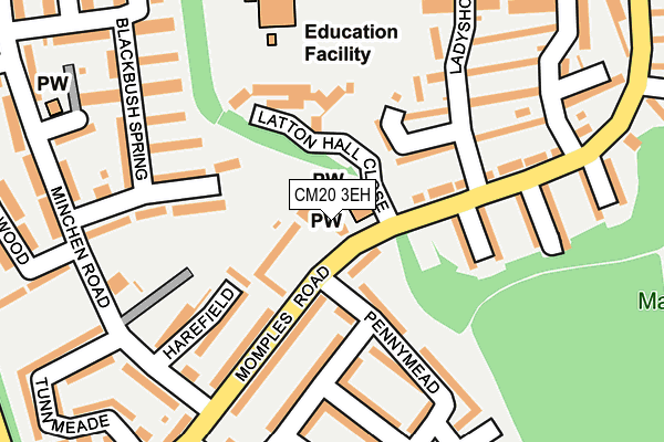 CM20 3EH map - OS OpenMap – Local (Ordnance Survey) CM20 3EH map - OS OpenMap – Local (Ordnance Survey)