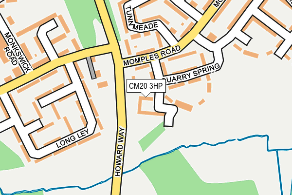 CM20 3HP map - OS OpenMap – Local (Ordnance Survey) CM20 3HP map - OS OpenMap – Local (Ordnance Survey)