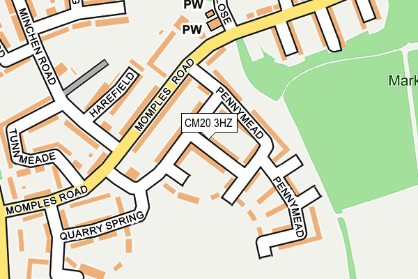 CM20 3HZ map - OS OpenMap – Local (Ordnance Survey) CM20 3HZ map - OS OpenMap – Local (Ordnance Survey)