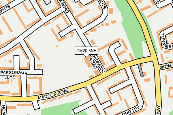CM20 3NR map - OS OpenMap – Local (Ordnance Survey) CM20 3NR map - OS OpenMap – Local (Ordnance Survey)