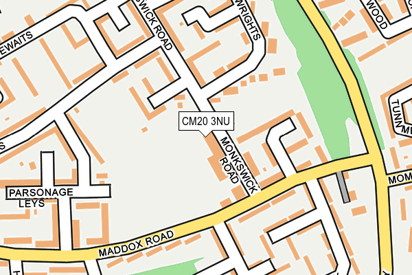 CM20 3NU map - OS OpenMap – Local (Ordnance Survey) CM20 3NU map - OS OpenMap – Local (Ordnance Survey)