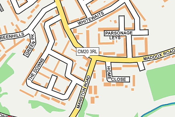 CM20 3RL map - OS OpenMap – Local (Ordnance Survey) CM20 3RL map - OS OpenMap – Local (Ordnance Survey)