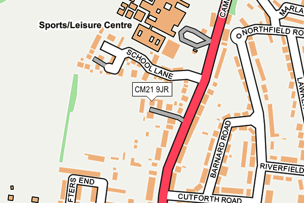 CM21 9JR map - OS OpenMap – Local (Ordnance Survey) CM21 9JR map - OS OpenMap – Local (Ordnance Survey)