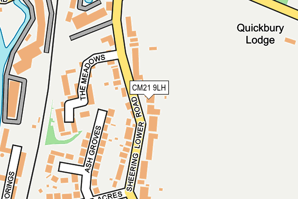 CM21 9LH map - OS OpenMap – Local (Ordnance Survey) CM21 9LH map - OS OpenMap – Local (Ordnance Survey)