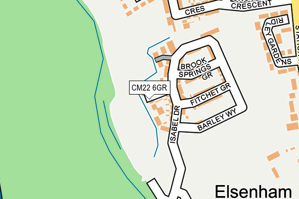 CM22 6GR map - OS OpenMap – Local (Ordnance Survey) CM22 6GR map - OS OpenMap – Local (Ordnance Survey)