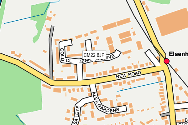 CM22 6JP map - OS OpenMap – Local (Ordnance Survey) CM22 6JP map - OS OpenMap – Local (Ordnance Survey)