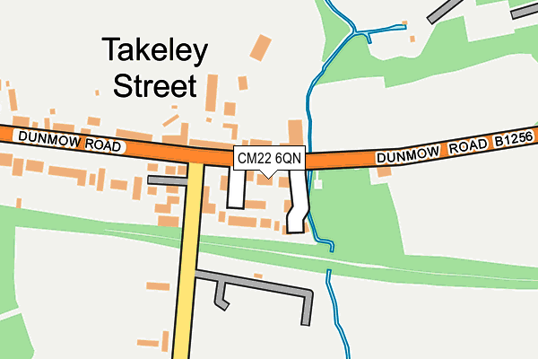 CM22 6QN map - OS OpenMap – Local (Ordnance Survey) CM22 6QN map - OS OpenMap – Local (Ordnance Survey)