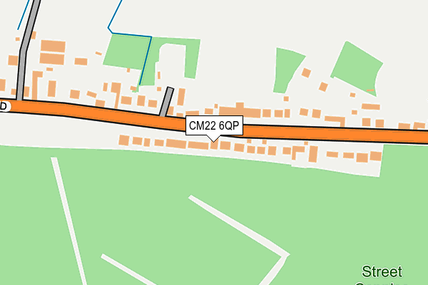 CM22 6QP map - OS OpenMap – Local (Ordnance Survey) CM22 6QP map - OS OpenMap – Local (Ordnance Survey)