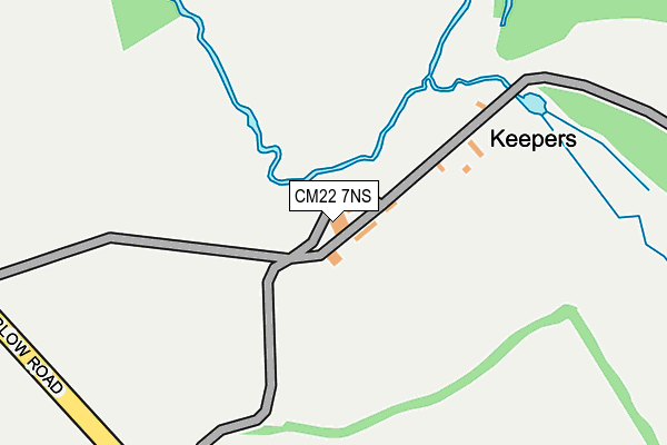 CM22 7NS map - OS OpenMap – Local (Ordnance Survey) CM22 7NS map - OS OpenMap – Local (Ordnance Survey)