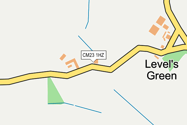 CM23 1HZ map - OS OpenMap – Local (Ordnance Survey) CM23 1HZ map - OS OpenMap – Local (Ordnance Survey)