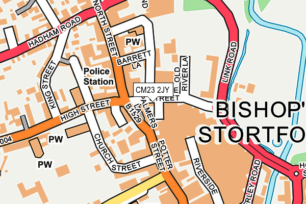 CM23 2JY map - OS OpenMap – Local (Ordnance Survey) CM23 2JY map - OS OpenMap – Local (Ordnance Survey)