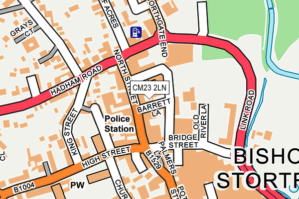 CM23 2LN map - OS OpenMap – Local (Ordnance Survey) CM23 2LN map - OS OpenMap – Local (Ordnance Survey)