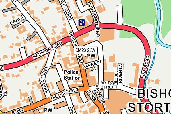 CM23 2LW map - OS OpenMap – Local (Ordnance Survey) CM23 2LW map - OS OpenMap – Local (Ordnance Survey)