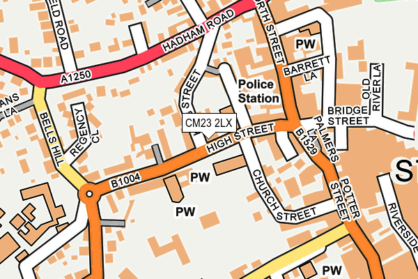 CM23 2LX map - OS OpenMap – Local (Ordnance Survey) CM23 2LX map - OS OpenMap – Local (Ordnance Survey)
