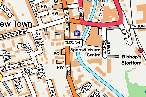 CM23 3AL map - OS OpenMap – Local (Ordnance Survey) CM23 3AL map - OS OpenMap – Local (Ordnance Survey)