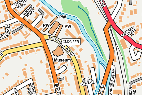 CM23 3FR map - OS OpenMap – Local (Ordnance Survey) CM23 3FR map - OS OpenMap – Local (Ordnance Survey)