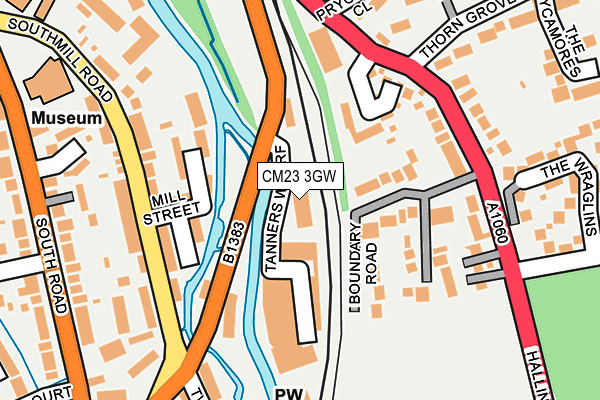 CM23 3GW map - OS OpenMap – Local (Ordnance Survey) CM23 3GW map - OS OpenMap – Local (Ordnance Survey)