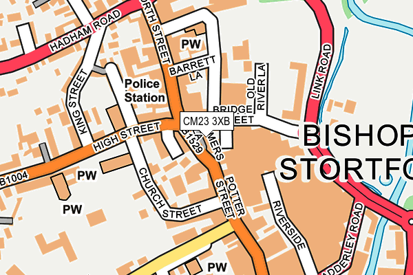 CM23 3XB map - OS OpenMap – Local (Ordnance Survey) CM23 3XB map - OS OpenMap – Local (Ordnance Survey)