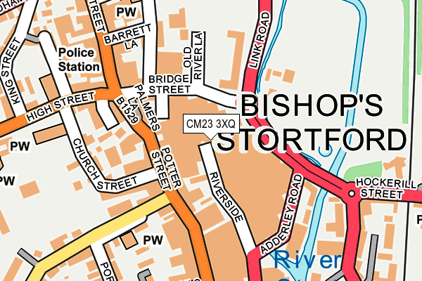 CM23 3XQ map - OS OpenMap – Local (Ordnance Survey) CM23 3XQ map - OS OpenMap – Local (Ordnance Survey)