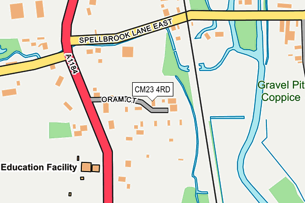 CM23 4RD map - OS OpenMap – Local (Ordnance Survey) CM23 4RD map - OS OpenMap – Local (Ordnance Survey)