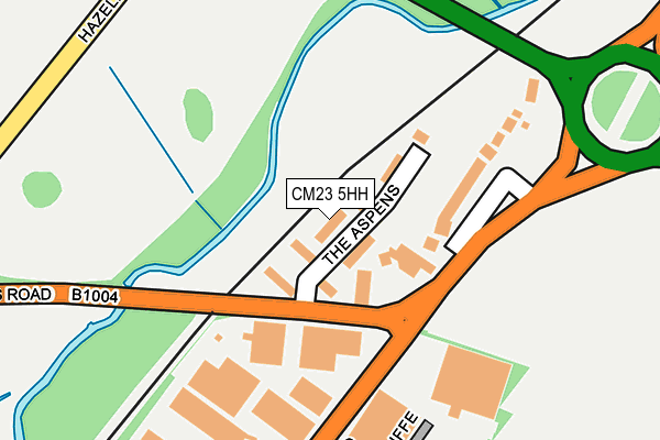 CM23 5HH map - OS OpenMap – Local (Ordnance Survey) CM23 5HH map - OS OpenMap – Local (Ordnance Survey)