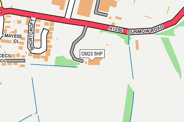 CM23 5HP map - OS OpenMap – Local (Ordnance Survey) CM23 5HP map - OS OpenMap – Local (Ordnance Survey)